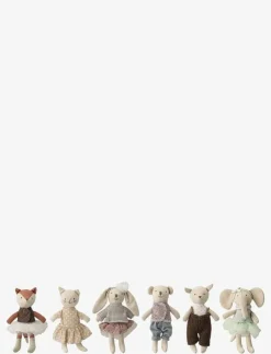 Barn Bloomingville Gosedjur|Animal friends Doll, Rose, Cotton Set of 6 - Mjukisdjur