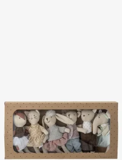 Barn Bloomingville Gosedjur|Animal friends Doll, Rose, Cotton Set of 6 - Mjukisdjur