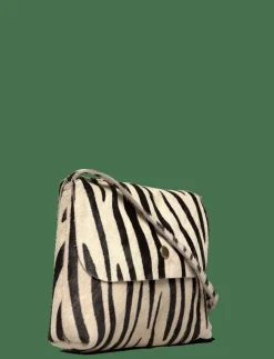 Barn Mango Väskor|Animal print leather bag - Axelremsväska