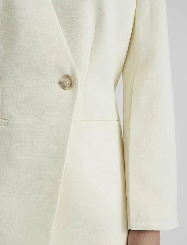 Malina Anisa collarless fitted blazer - Enkelknäppta kavajer|Kvinnor Kavajer