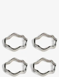 Sagaform Serveringstillbehör|Anna servettring 4-pack - Servettringar & Servettställ
