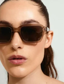 Kvinnor Pilgrim Solglasögon|ANNALISE sunglasses - Square Frame
