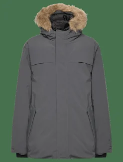 Mango Anorak with shearling-effect hood - Anorak|Barn Jackor