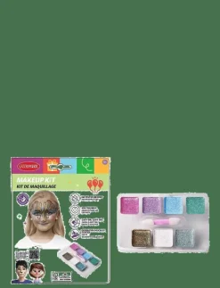 IPK Ansiktsfärgset glitter och pensel - Smink|Barn Maskeradkläder & Tillbehör