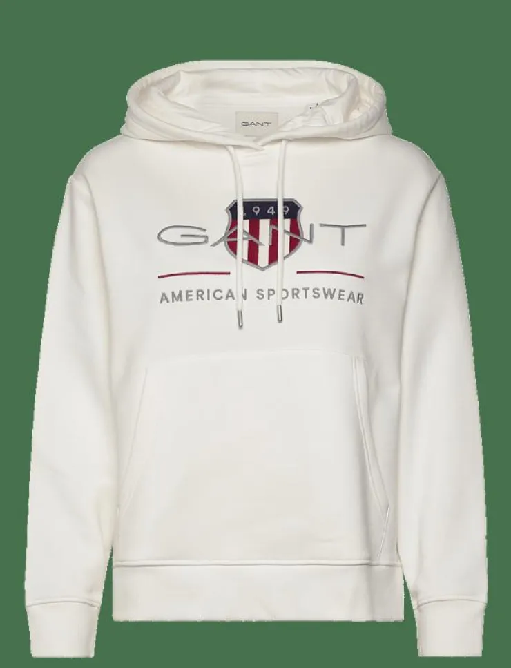 Kvinnor GANT Sweatshirts|ARCHIVE SHIELD HOODIE - Huvtröjor