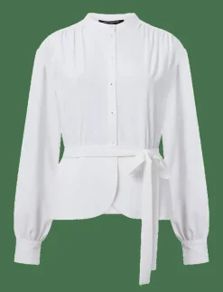 French Connection AREZZO LS WAIST TIE SHIRT - Långärmade|Kvinnor Blusar & Skjortor