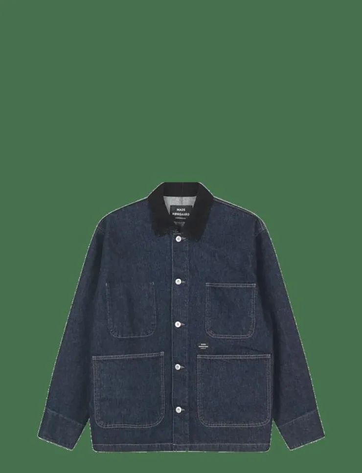 Mads Nørgaard Overshirts|Arizona Denim Chore Jacket - Ofodrade jeansjackor