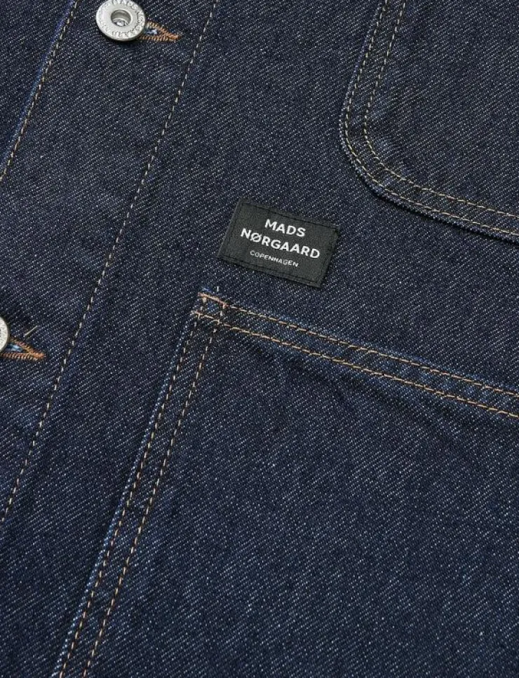 Mads Nørgaard Overshirts|Arizona Denim Chore Jacket - Ofodrade jeansjackor