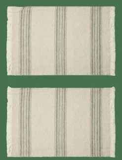 compliments Arles Place Mat 36x50 cm w/fringes - 2 Pack - Servering| Textilier