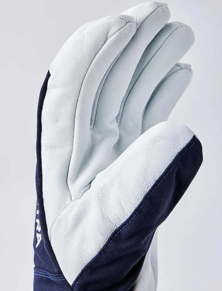 Hestra Army Leather Heli Ski - 5 finger Black - Fingervantar|Kvinnor Accessoarer|Handskar