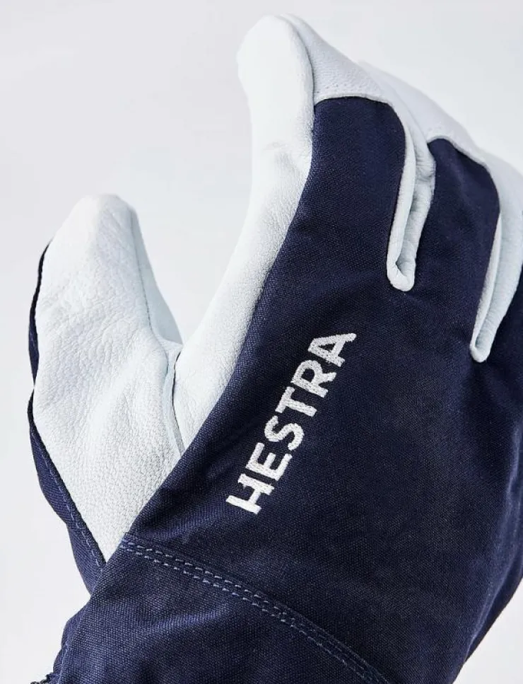 Hestra Army Leather Heli Ski - 5 finger Black - Fingervantar|Kvinnor Accessoarer|Handskar