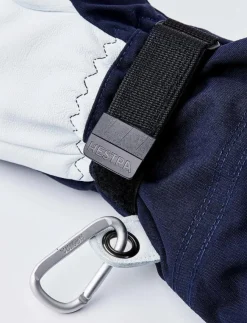 Hestra Army Leather Heli Ski - 5 finger Black - Fingervantar|Kvinnor Accessoarer|Handskar
