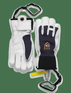 Hestra Army Leather Patrol - 5 finger Black - Fingervantar|Kvinnor Handskar|Handskar & Vantar