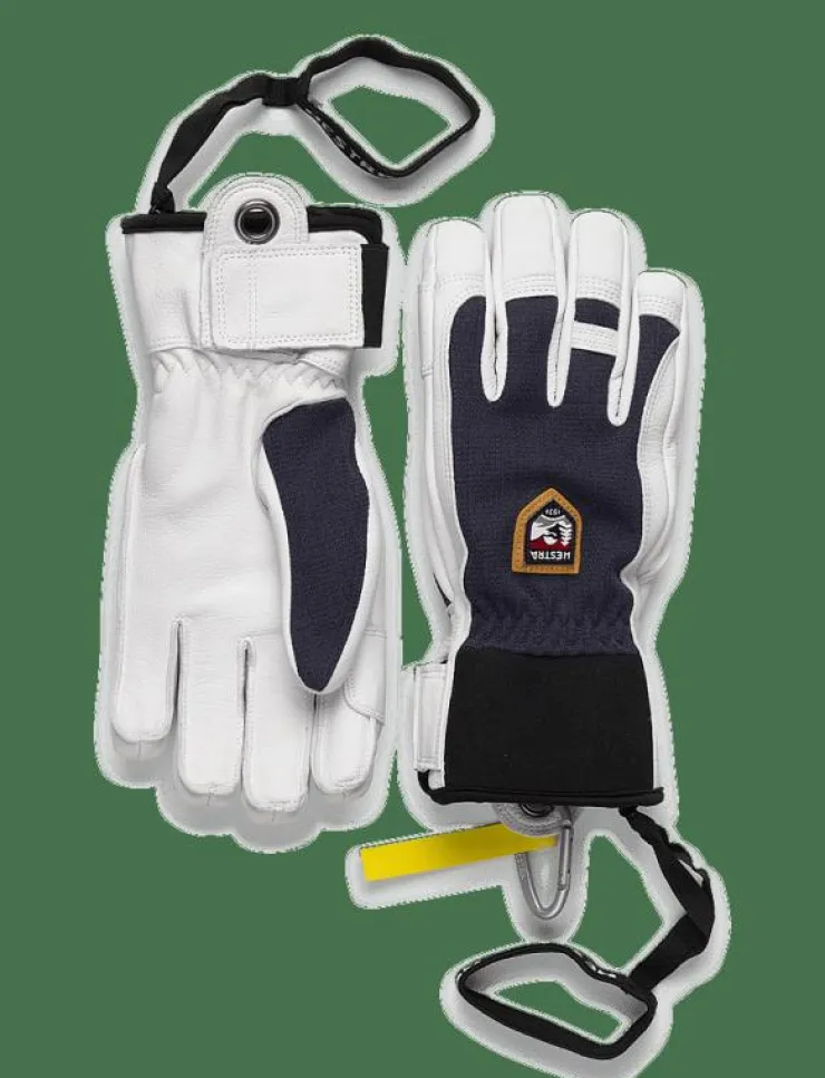 Hestra Army Leather Patrol - 5 finger Black - Fingervantar|Kvinnor Handskar|Handskar & Vantar