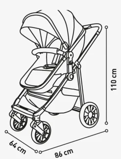 Asalvo Convertible TWO + 2, - Barnvagnar|Barn Barnvagnar & Tillbehör