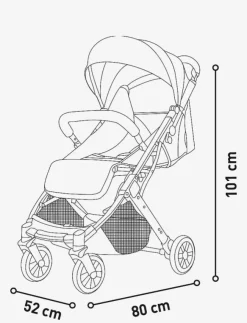 Asalvo Stroller Kubic, - Barnvagnar|Barn Barnvagnar & Tillbehör