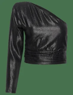 Mango Asymmetrical puff sleeve blouse - Långärmade blusar|Kvinnor Blusar & Skjortor