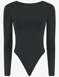 Kvinnor Girlfriend Collective Toppar & T-Shirts|Ava Scoop Back Bodysuit, Thong - Jumpsuits & Bodies