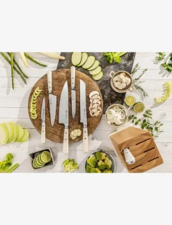 Ballarini Köksknivar & Knivtillbehör|Avola Prestigio, Knivblockset i 7-delar - Knivblock