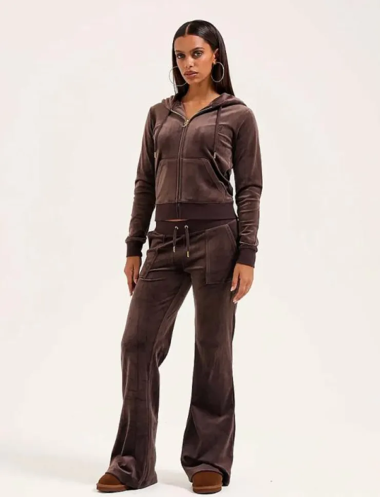 Kvinnor Juicy Couture Mjukisbyxor|AW25 LAYLA GOLD LOW RISE POCKET - Joggers