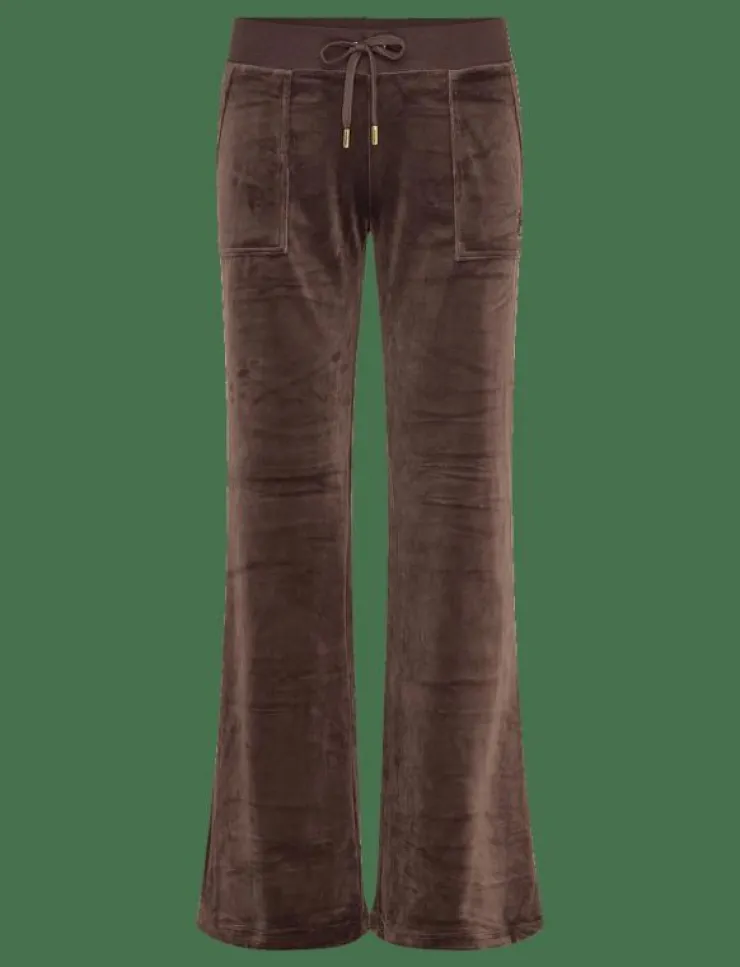 Kvinnor Juicy Couture Mjukisbyxor|AW25 LAYLA GOLD LOW RISE POCKET - Joggers