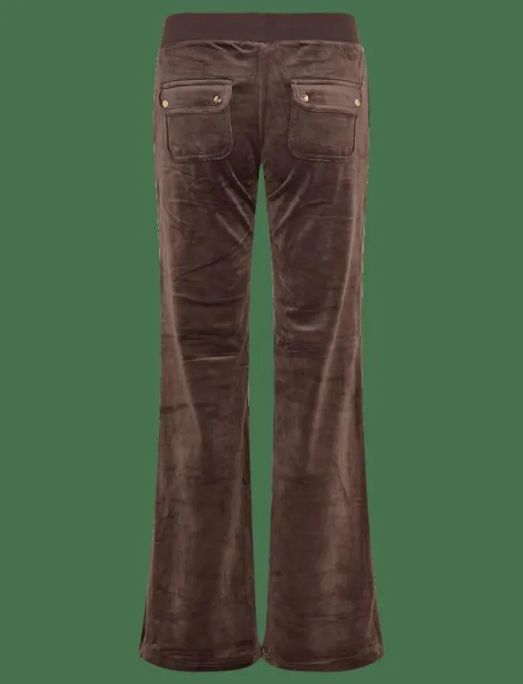 Kvinnor Juicy Couture Mjukisbyxor|AW25 LAYLA GOLD LOW RISE POCKET - Joggers