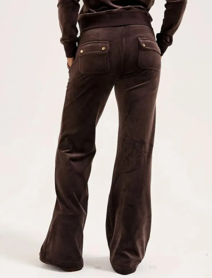 Kvinnor Juicy Couture Mjukisbyxor|AW25 LAYLA GOLD LOW RISE POCKET - Joggers
