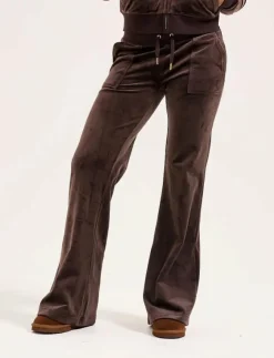 Kvinnor Juicy Couture Mjukisbyxor|AW25 LAYLA GOLD LOW RISE POCKET - Joggers