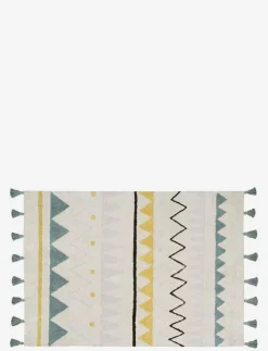 Lorena Canals Azteca Natural-Azul Vintage/Natural-Vintage Blue - Rektangulära mattor|Barn Inredning|Inredning