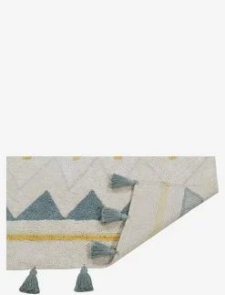 Lorena Canals Azteca Natural-Azul Vintage/Natural-Vintage Blue - Rektangulära mattor|Barn Inredning|Inredning