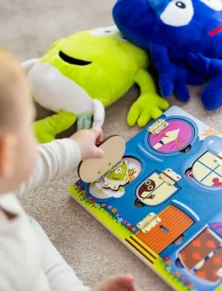 Teddykompaniet Babblarna - I Mitt Hus Aktivitetspussel - Träpussel|Barn Pussel & Spel