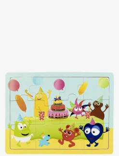 Teddykompaniet Babblarna- Babblarnas party, 12 pcs, 3- 6 y - Träpussel|Barn Pussel & Spel