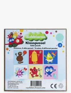 Barn Teddykompaniet Leksaker|Leksaker|Babblarna- Klosspussel, 9 bitar - Byggklossar