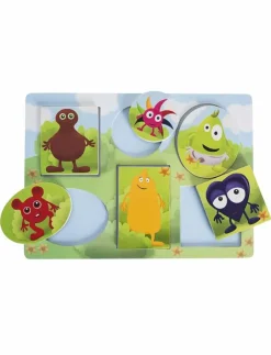 Teddykompaniet Babblarna- Tittutpussel, 6 figurer, 1- 3år¤¤ - Knoppussel|Barn Pussel & Spel