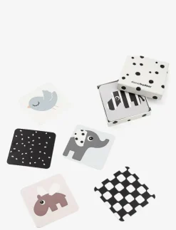 Done by Deer Baby contrast card 10-pack Deer friends - Interaktiva leksaker|Barn Babyleksaker|Leksaker