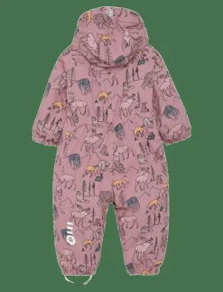 Color Kids Baby Coverall - AOP - Regnoveraller|Barn Overaller