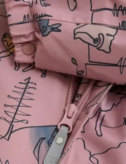 Color Kids Baby Coverall - AOP - Regnoveraller|Barn Overaller