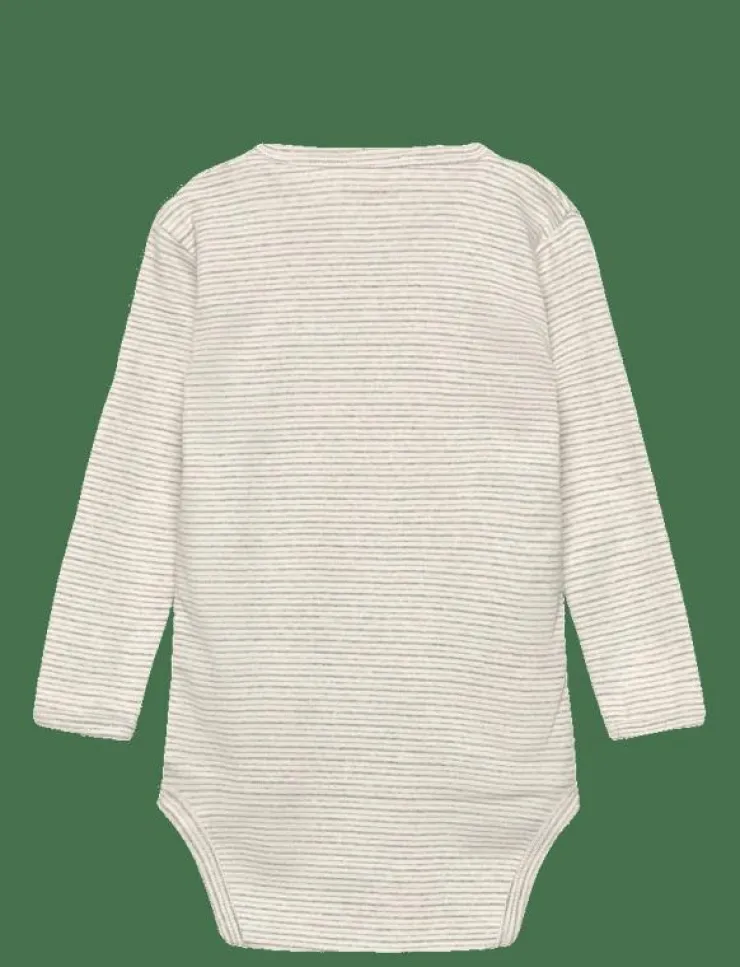 Copenhagen Colors BABY STRIPED WRAP BODY LONG SLEEVE - Långärmad bodysuit|Barn Bodysuits