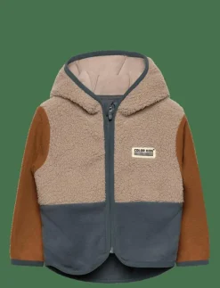 Barn Color Kids Fleecekläder|Baby Teddy Fleece Jacket - Jackor