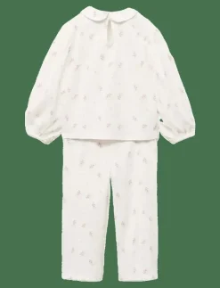 Barn Mango Sovplagg|Baby-collar printed pyjamas - Set