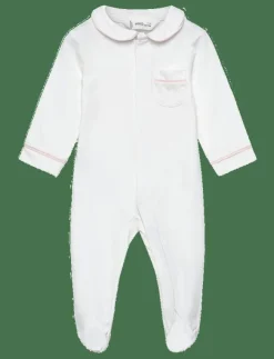 Mango Baby-neck pyjamas with pocket - Långärmad bodysuit|Barn Bodysuits