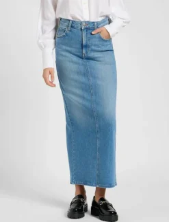 Lee Jeans BACK SLIT MAXI SKIRT - Maxikjolar|Kvinnor Kjolar