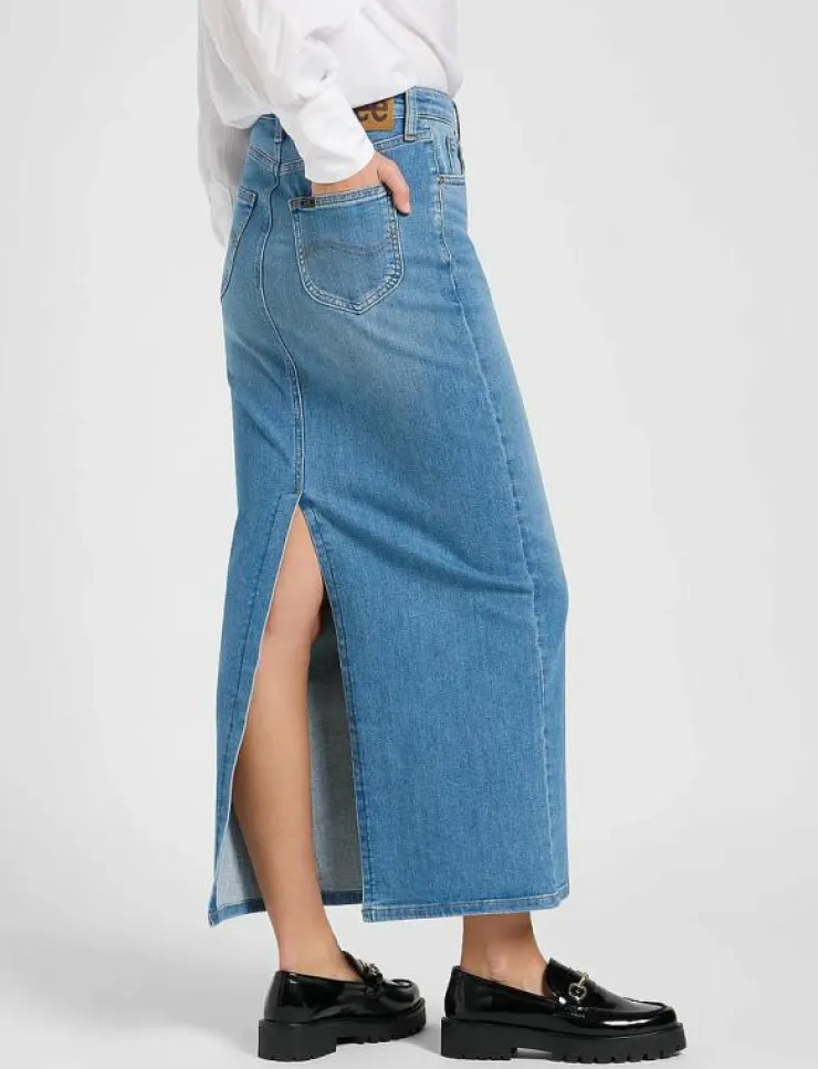 Lee Jeans BACK SLIT MAXI SKIRT - Maxikjolar|Kvinnor Kjolar