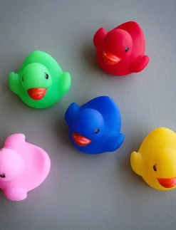Rätt Start Badleksaker, Regnbågsankor, 5-pack - Badleksaker|Barn Bad- & Vattenleksaker