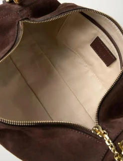 Kvinnor ba&sh Axelremsväskor|BAG M SUEDE BENI - Axelremsväskor