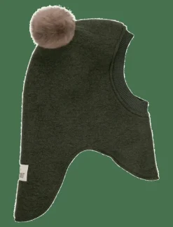 Huttelihut Balaclava Wool Alpaca Pompoms - Balaclava|Barn Mössor