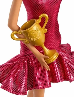 Barn Barbie Dockor & Tillbehör|Ballroom Dancer Fashion Doll with Brown Styled Hair, Dancing Trophy Accessory - Dockor