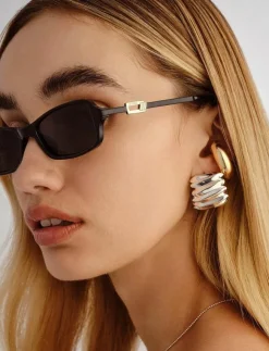 Kvinnor Le Specs Solglasögon|BAMBOOZLER - Square Frame