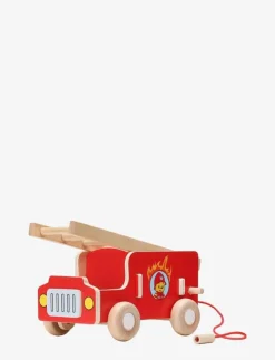 Micki Leksaker BAMSE BRANDBIL - Träfigur|Barn Leksaksset & Leksaksfigurer