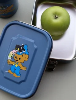 Rätt Start Bamse, Lunchlåda i plåt, petrol-blå - Lunchlådor|Barn Matdags|Matdags